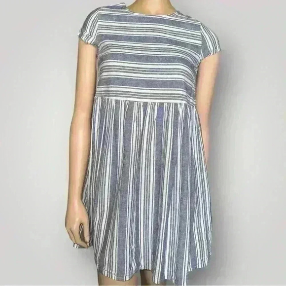 NWOT Peyton & Parker girl’s mini striped short sleeve dress size 14 - Picture 1 of 10